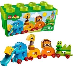 LEGO DUPLO My First Animal Brick Box 10863 Building Blocks & bonus bird; Retired